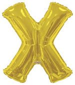 Letter X Gold- 14" in