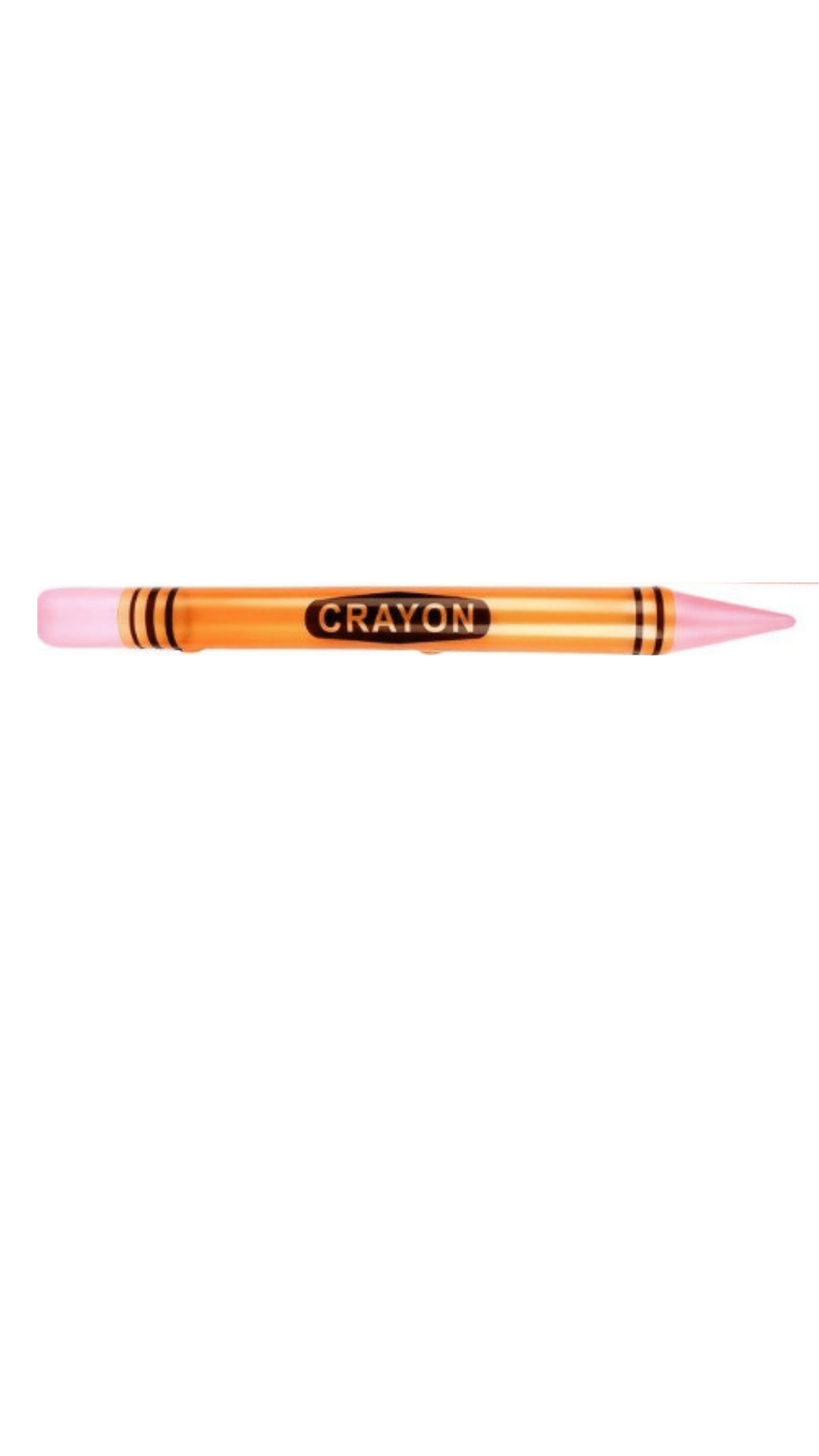 Crayon Shape - Inflatable 41 in. (Choose color)