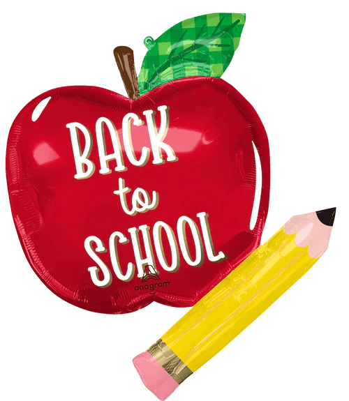 Back to School Apple & Pencil 26" x 31"