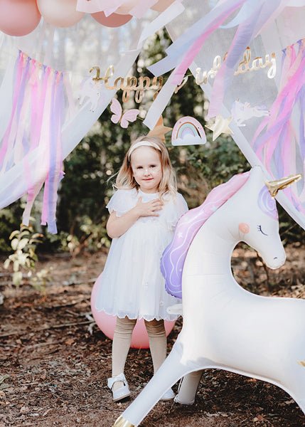 Standing Foil Balloon Unicorn - FB247