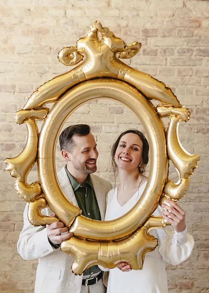 FOIL BALLOON FRAME GOLD (78X95CM)