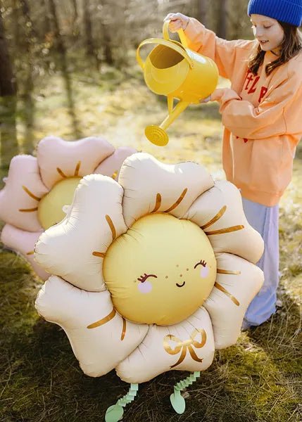 Foil Balloon Light Beige Flower - FB273-013J