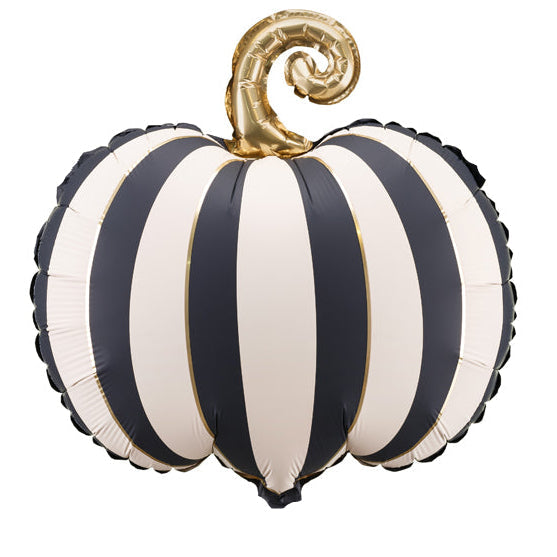 Striped Pumpkin 21 in. - Party Deco USA