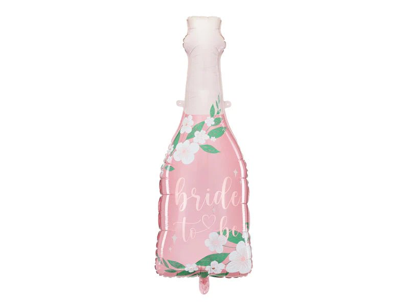 Bottle Bride To Be Foil LIGHT PINK Balloon 39"