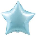 Light Blue Star Shaped Foil Balloon 9" (5 Units per package)