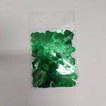 Green Confetti Foil 1cm
