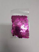 Fuchsia Confetti Foil 1cm