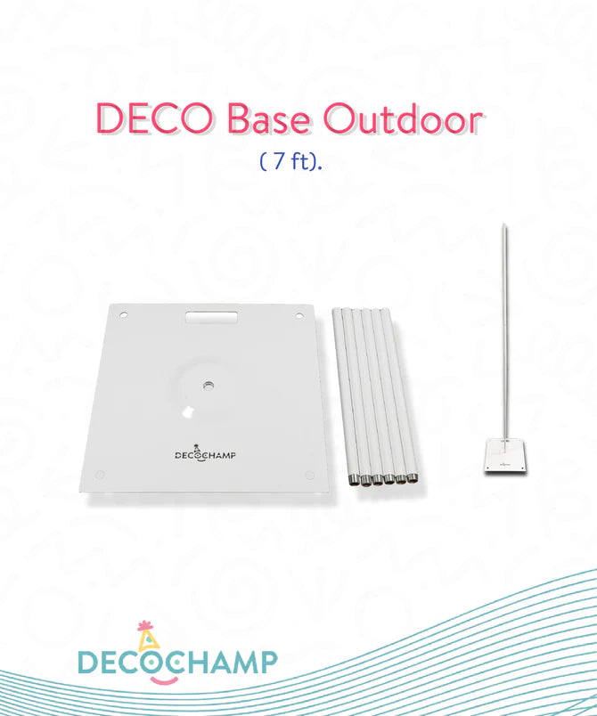 DecoBase Outdoor 7 FT | Metal Base