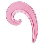 Metallic Light Pink 5-pack Kurly Wave Foil 14"