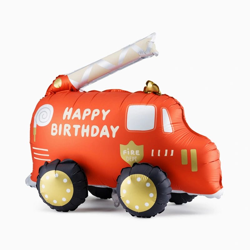 Standing Foil Balloon Fire Truck - FB240
