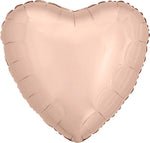 Rose Gold Heart 18" Single Pack