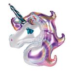Purple Unicorn Shaped Foil Balloon 30"