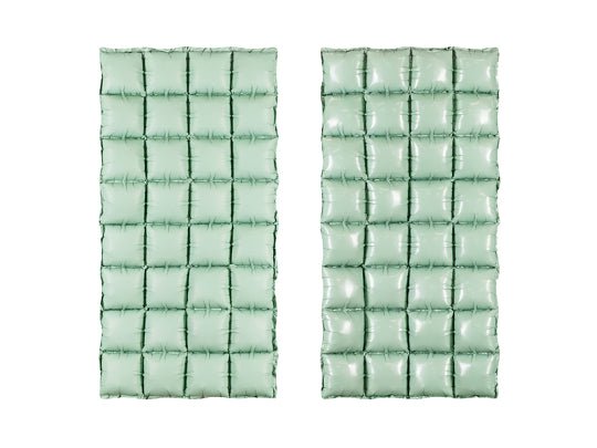 RECTANGULAR FOIL BALLOON BACKDROP DOUBLE-SIDED SAGE (72x143CM) 28"x56"