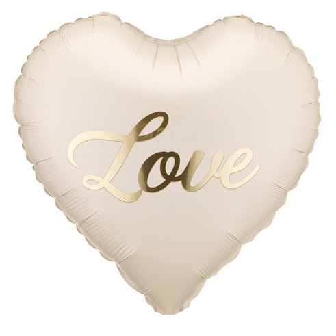 Love Heart Foil Balloon 18 in. PartyDeco USA