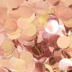 Rose Gold Confetti Foil 5/8"in