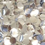 Silver Confetti Foil 5/8"in