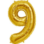 Number 9 Gold - 14" in