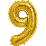 Number 9 Gold - 34" in