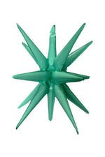 Starburst 3D Foil Balloon - 22" Mint Green