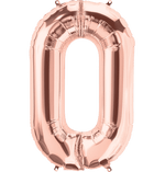 Number 0 Rose Gold - 34" in