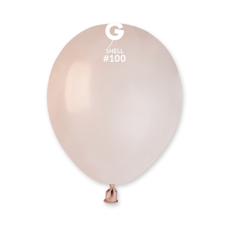 Solid Balloon Shell A50-100 | 100 balloons per package of 5'' each | Gemar Balloons USA
