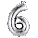 Number 6 Silver - 14" in