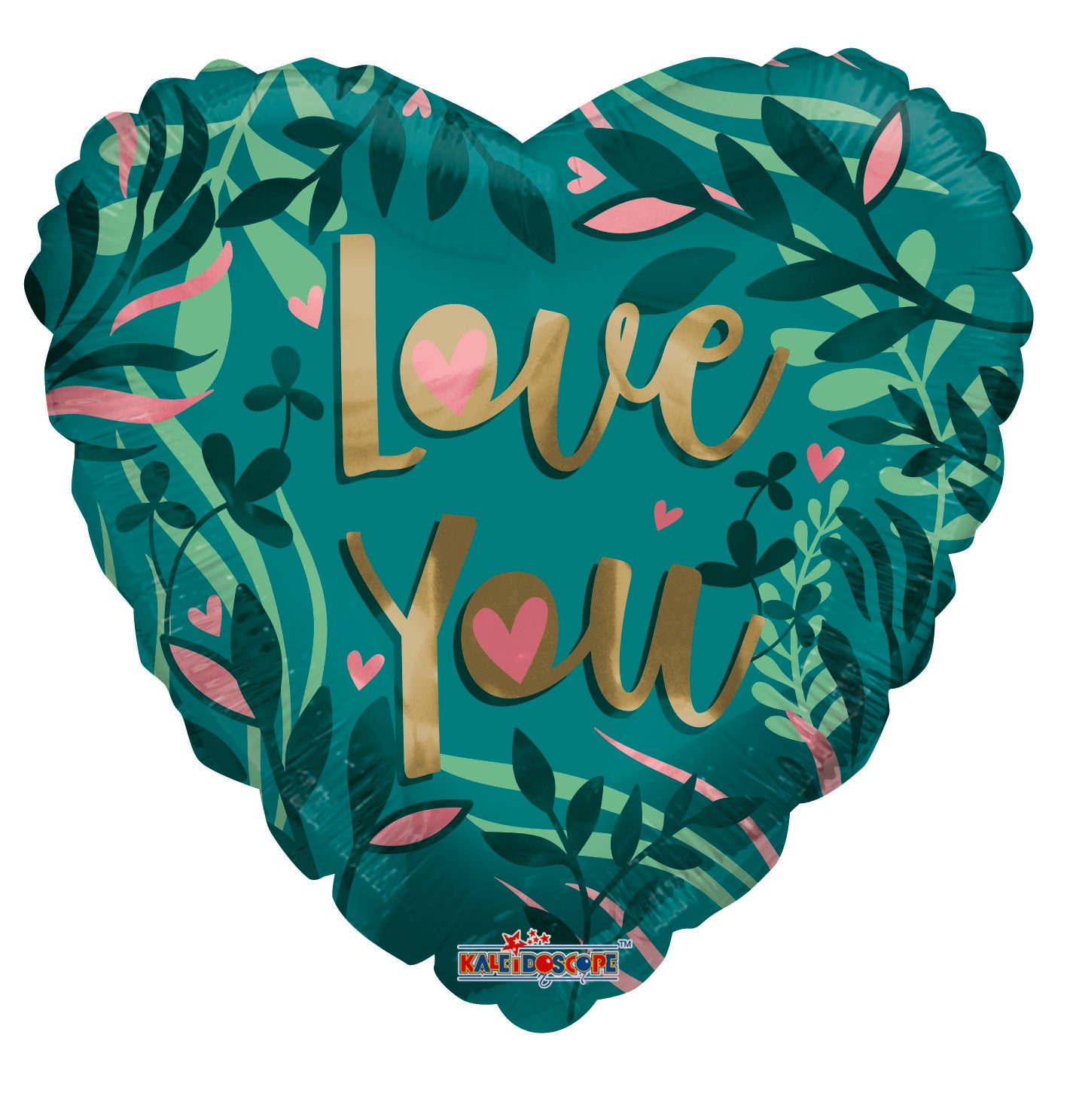 Love Green Foil Balloon 18"