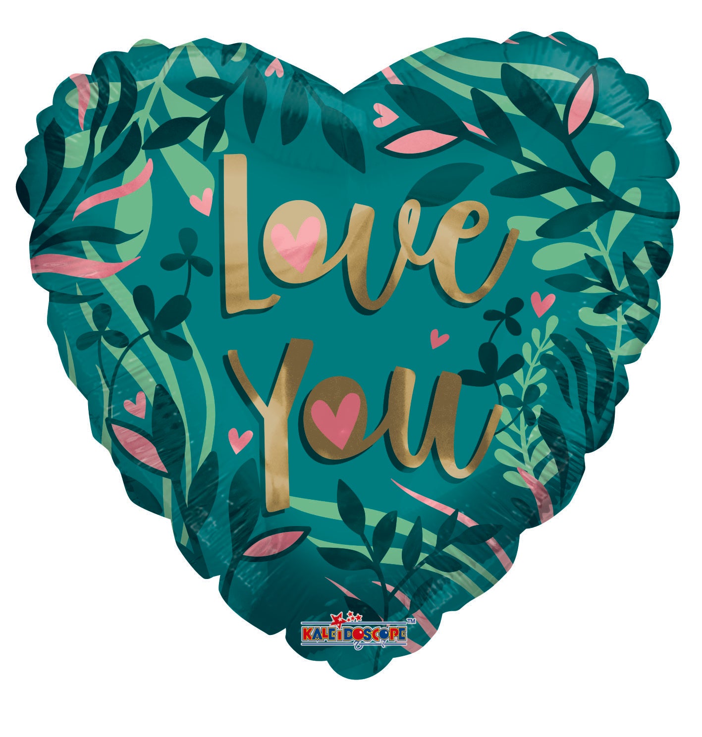 Love Green Foil Balloon 18"