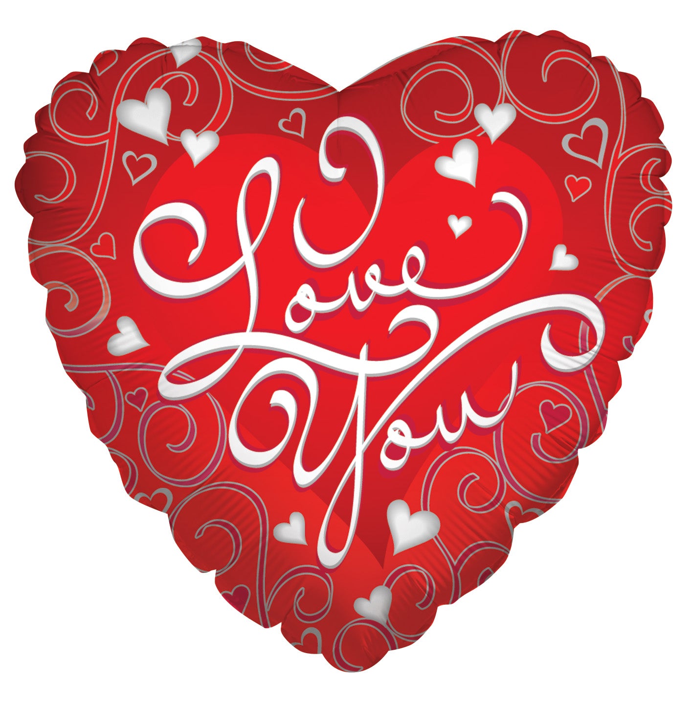 Love Silver Swirls – Single Pack 18"
