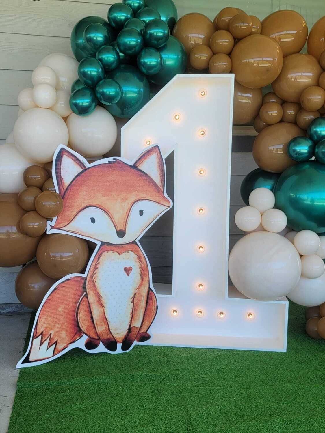 Numbers and Letters Marquee with lights ( Rent or Sale ) OF YOUR CHOICE