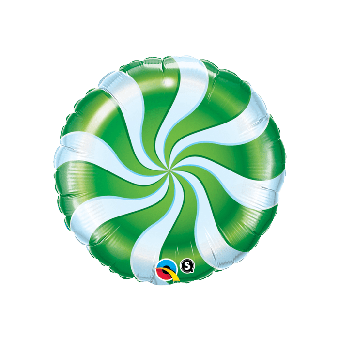 Candy Swirls Green 18"