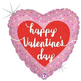 Valentine Confetti Hearts 18"