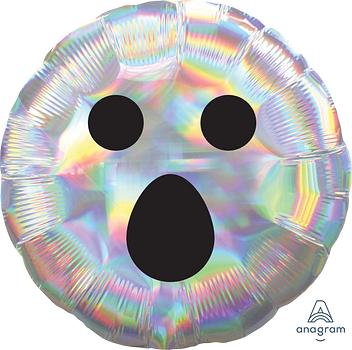 Iridescent Ghost Face 17"
