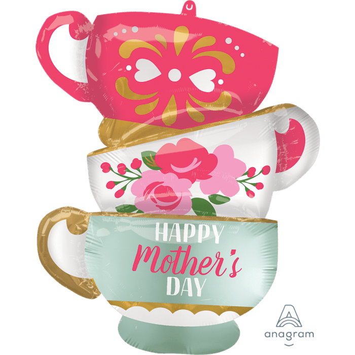 Mother's Day Satin Tea Cups 30"