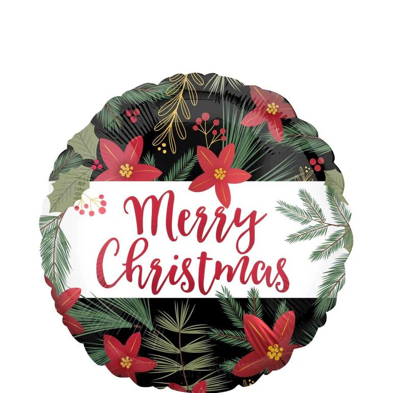 Satin Christmas Flora 18"