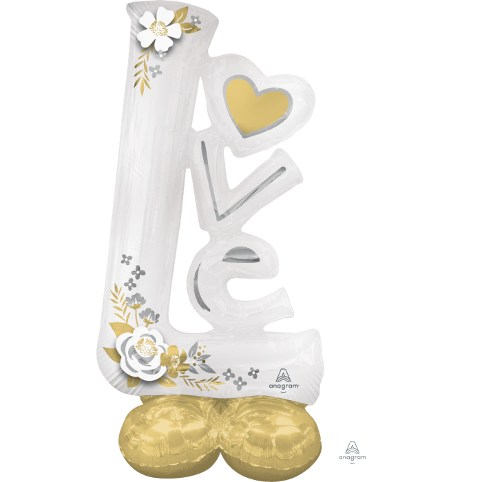 Airloonz Wedding Love White 58"