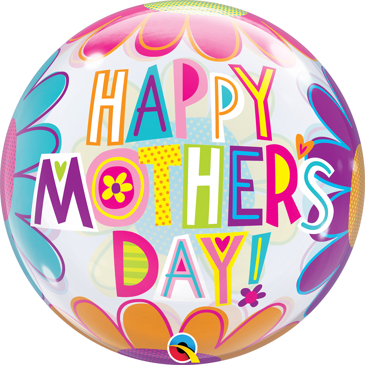 Mother's Day Flowers Bubble 22"