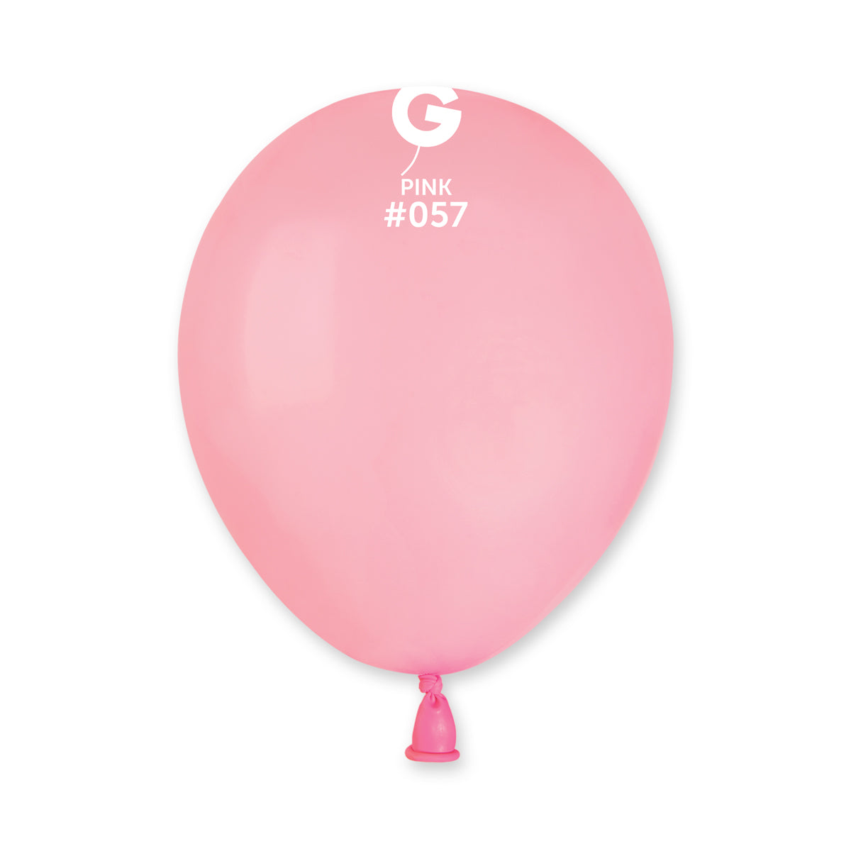 Solid Balloon Pink A50-057 | 100 balloons per package of 5'' each