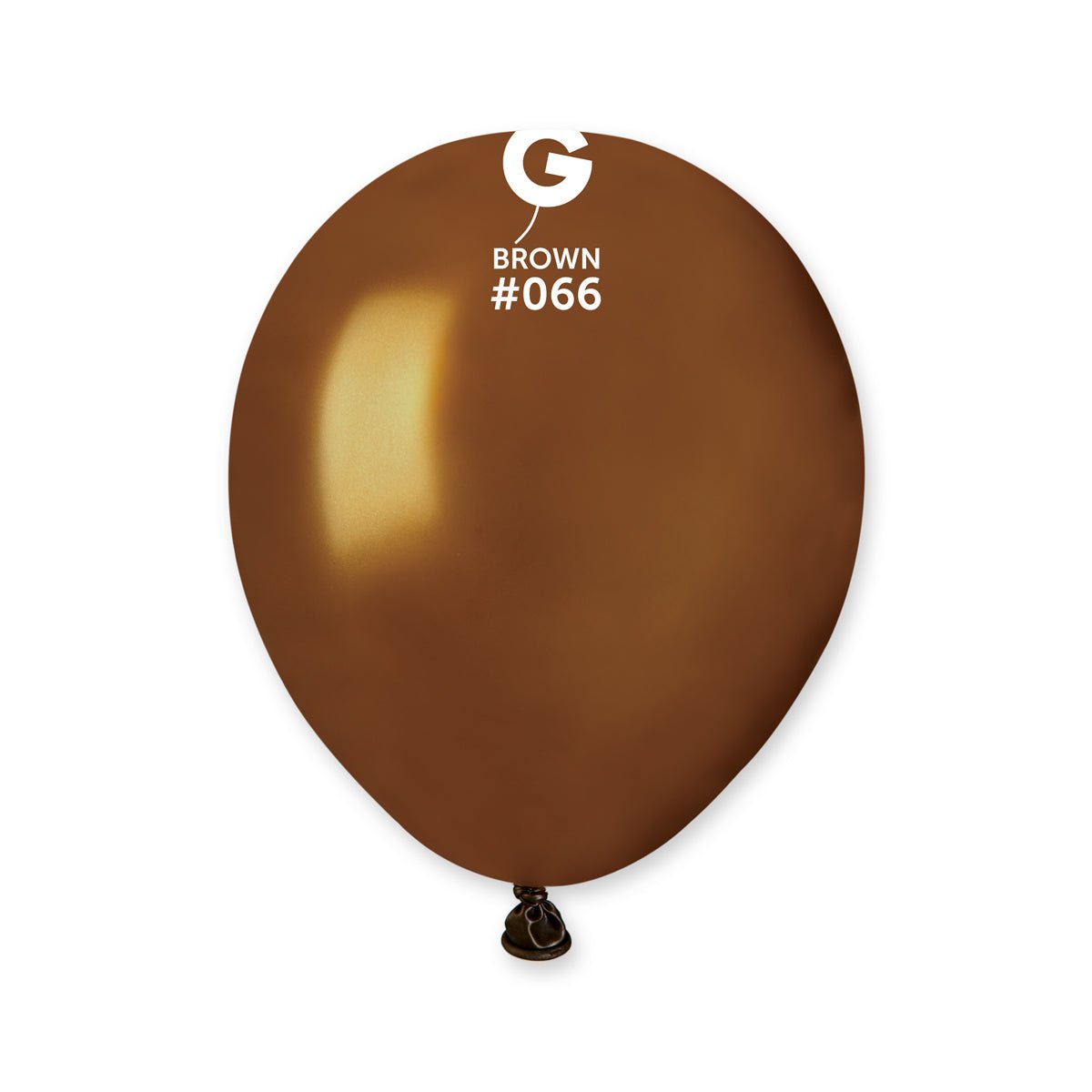 Metallic Balloon Brown AM50-066 | 100 balloons per package of 5'' each