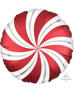Satin Candy Swirls Foil Balloon 18" in (Choose your color)