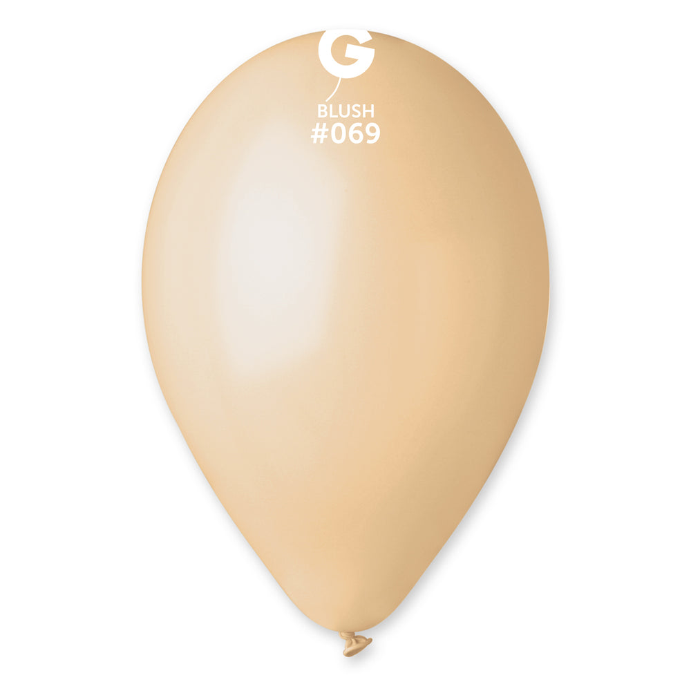 Solid Balloon Blush G110-069 | 50 balloons per package of 12'' each