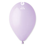 Solid Balloon Lilac G110-079 | 50 balloons per package of 12'' each | Gemar Balloons USA