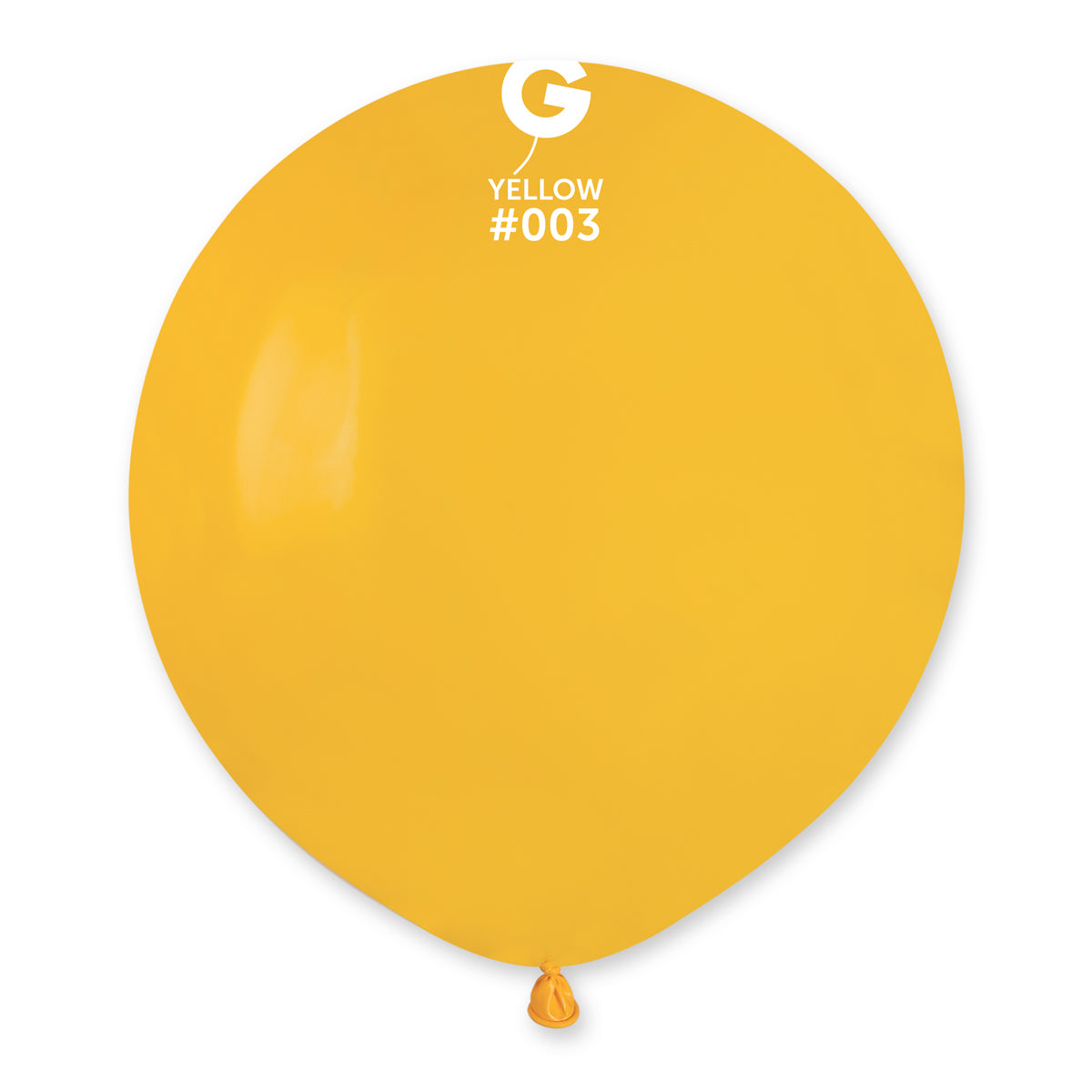 Solid Balloon Mango Yellow G150-003 | 25 balloons per package of 19'' each