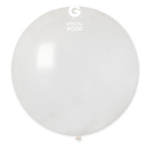 Solid Balloon Crystal G30-000 | 1 balloon per package of 31''