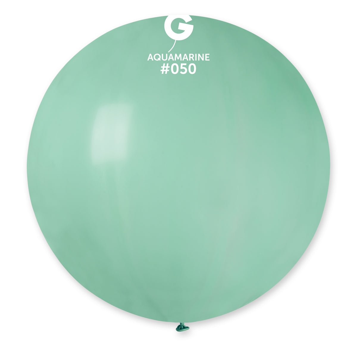 Solid Balloon Aquamarine G30-050 | 1 balloon per package of 31''