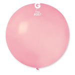 Solid Balloon Pink G30-057 | 1 balloon per package of 31''