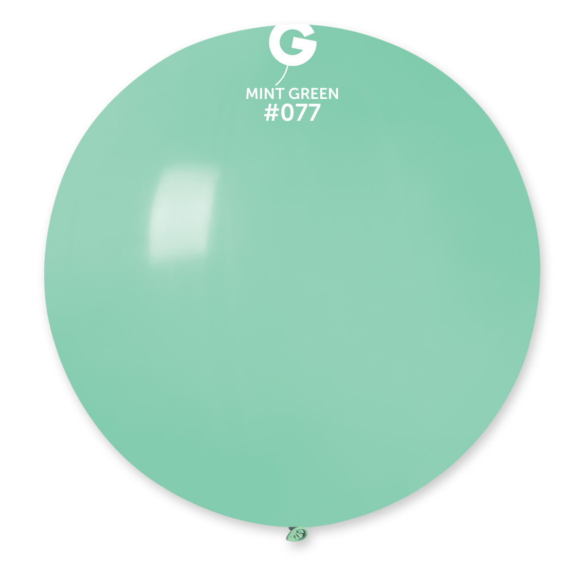 Solid Balloon Mint Green G30-077 | 1 balloon per package of 31''