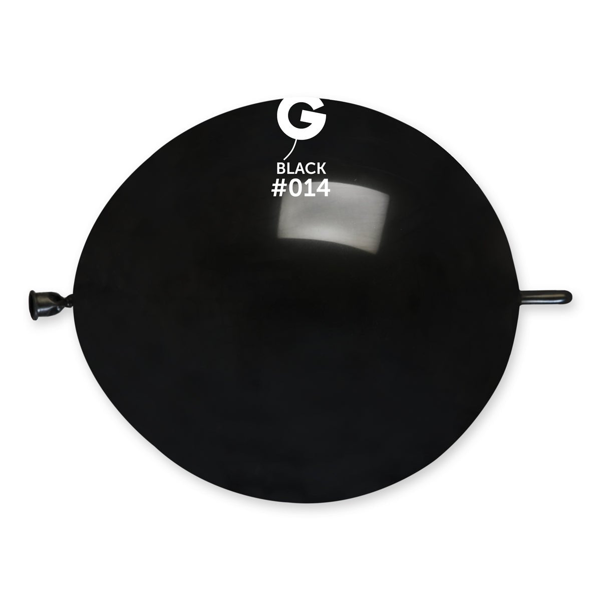 Solid Balloon Black GL13-014 | 50 balloons per package of 13'' each
