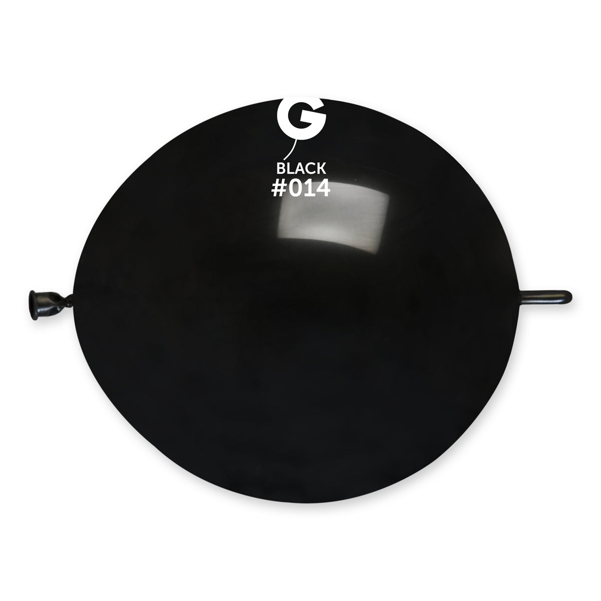 Solid Balloon Black GL13-014 | 50 balloons per package of 13'' each