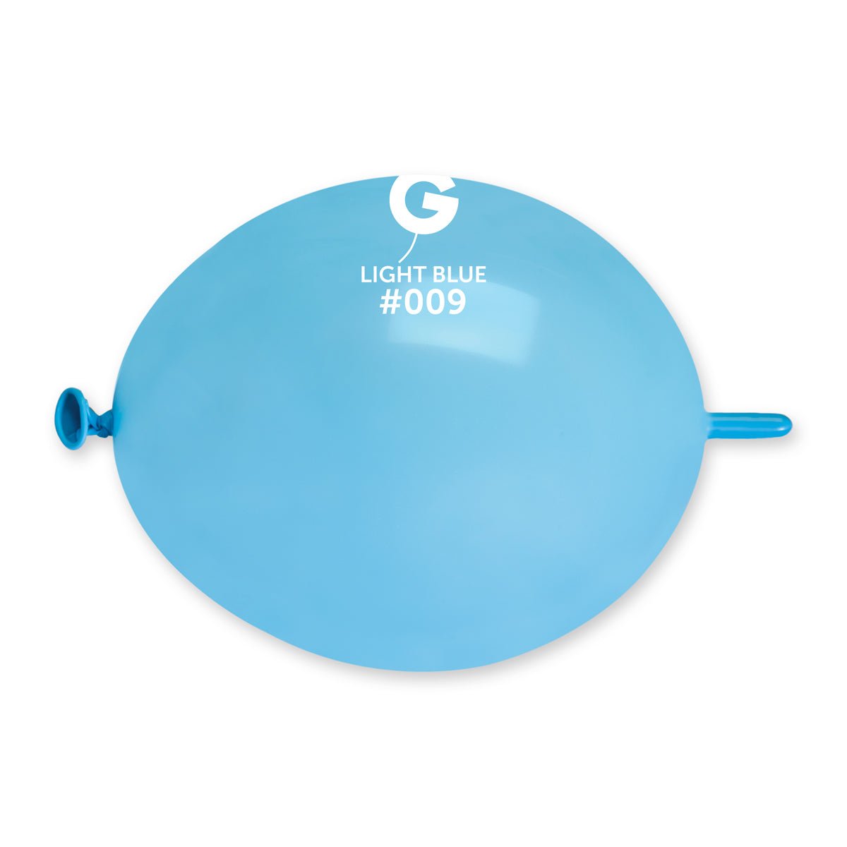 Solid Balloon Light Blue GL6-009 | 100 balloons per package of 6'' each